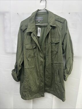 torrid olive green utility jacket with multiple pockets